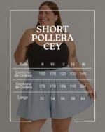 CURVA SHORT POLLERA CEY - Imagen 3