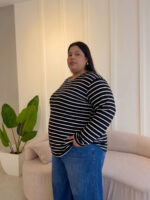 REMERA MODAL RAYADA - Imagen 3