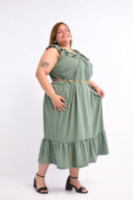 VESTIDO FRUNCE CEY - Imagen 5