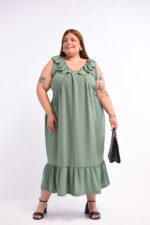 VESTIDO FRUNCE CEY - Imagen 4